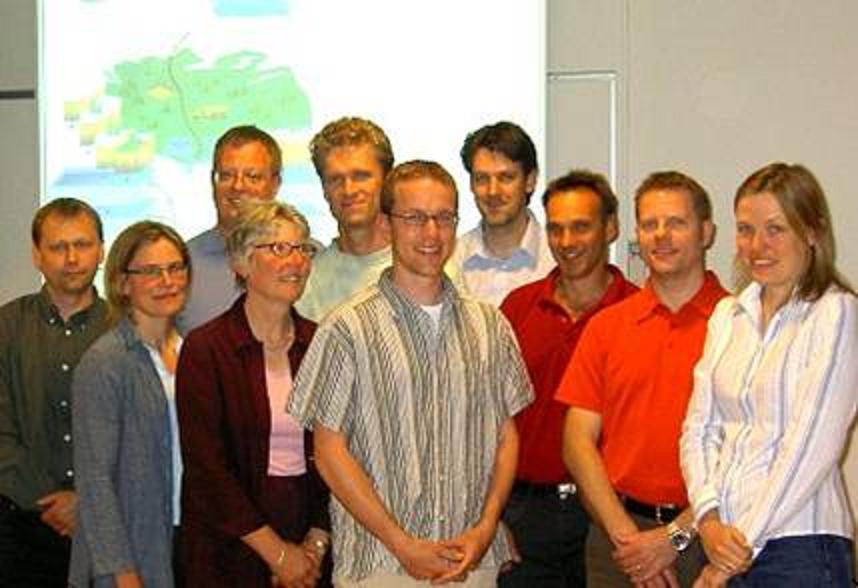 Hydrologists at SMHI in 2006